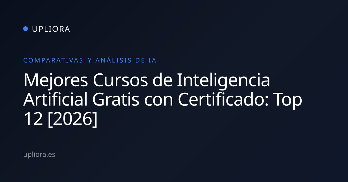 Mejores Cursos de Inteligencia Artificial Gratis con Certificado: Top ...